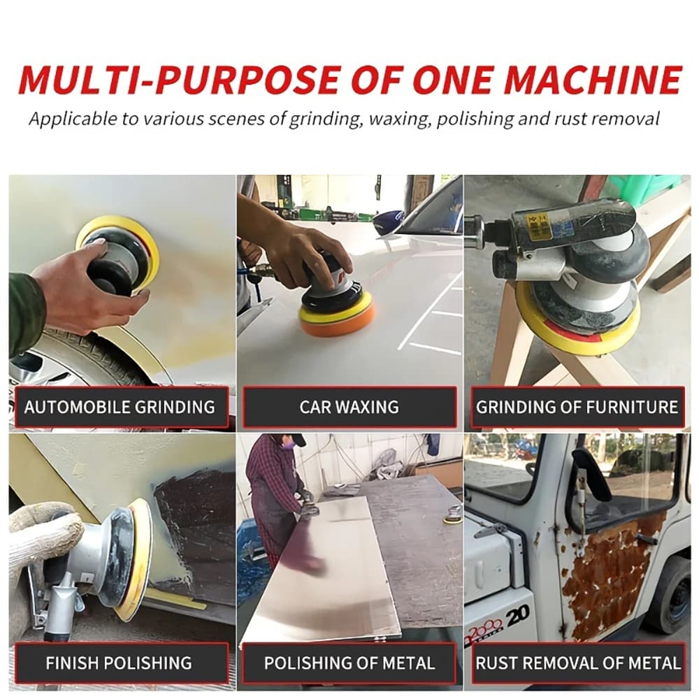 Pneumatic Random Orbital Sander