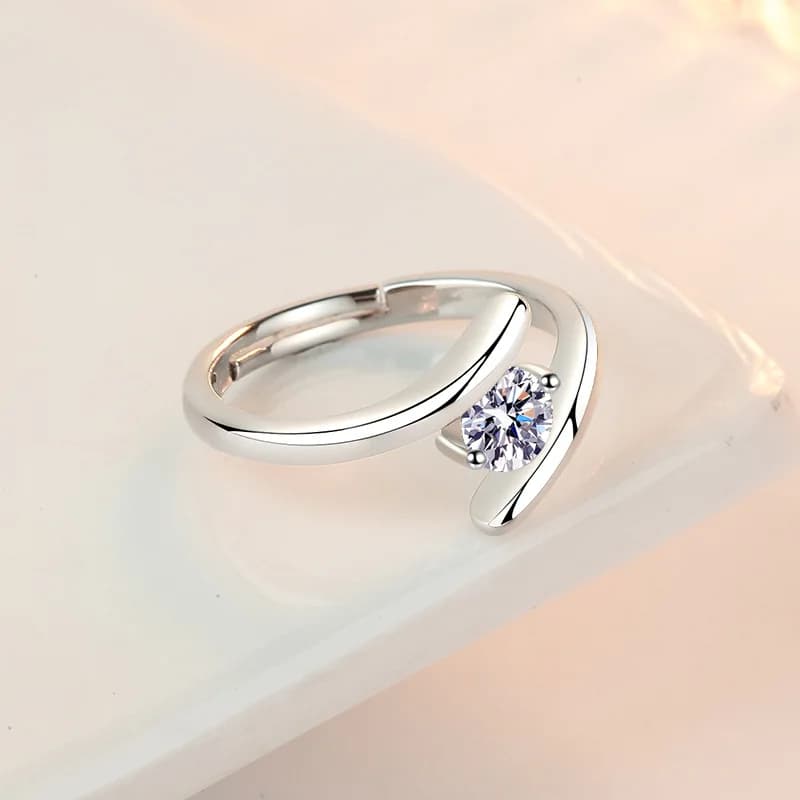 Sterling Silver Cubic Zirconia Ring