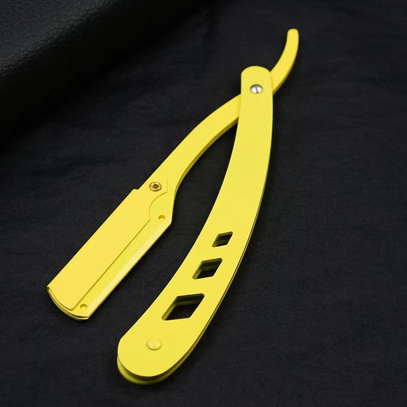 Antique Black Folding Straight Razor Holder
