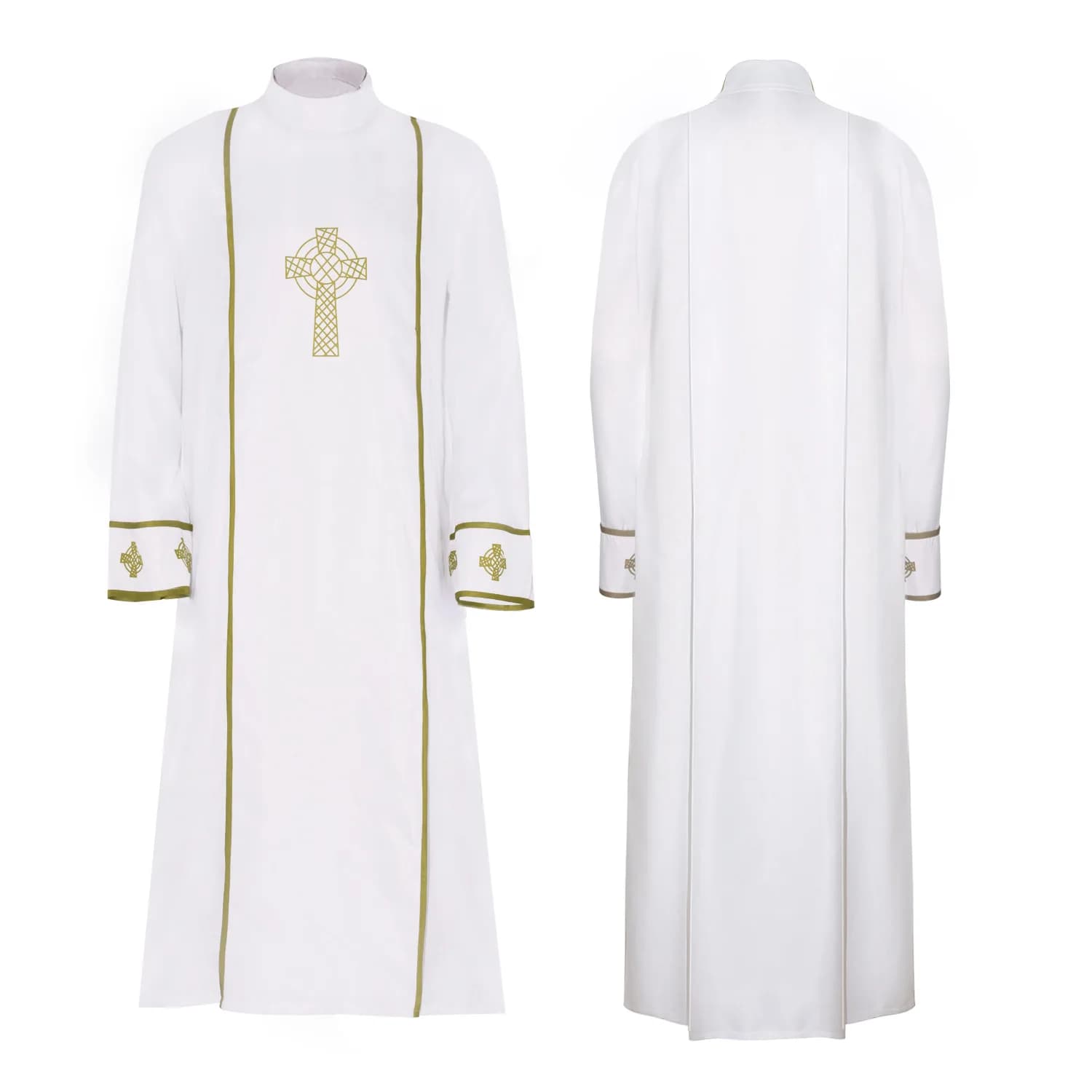 Priest Robe with Celtic Cross Embroidery