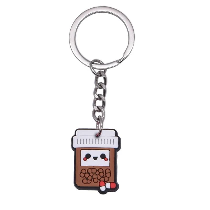 Cute Keychain Bulk Party Favors 10 Pack
