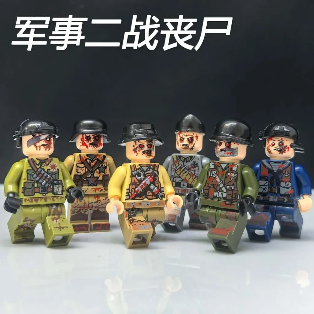 Building Block Humanoid Mini Figures