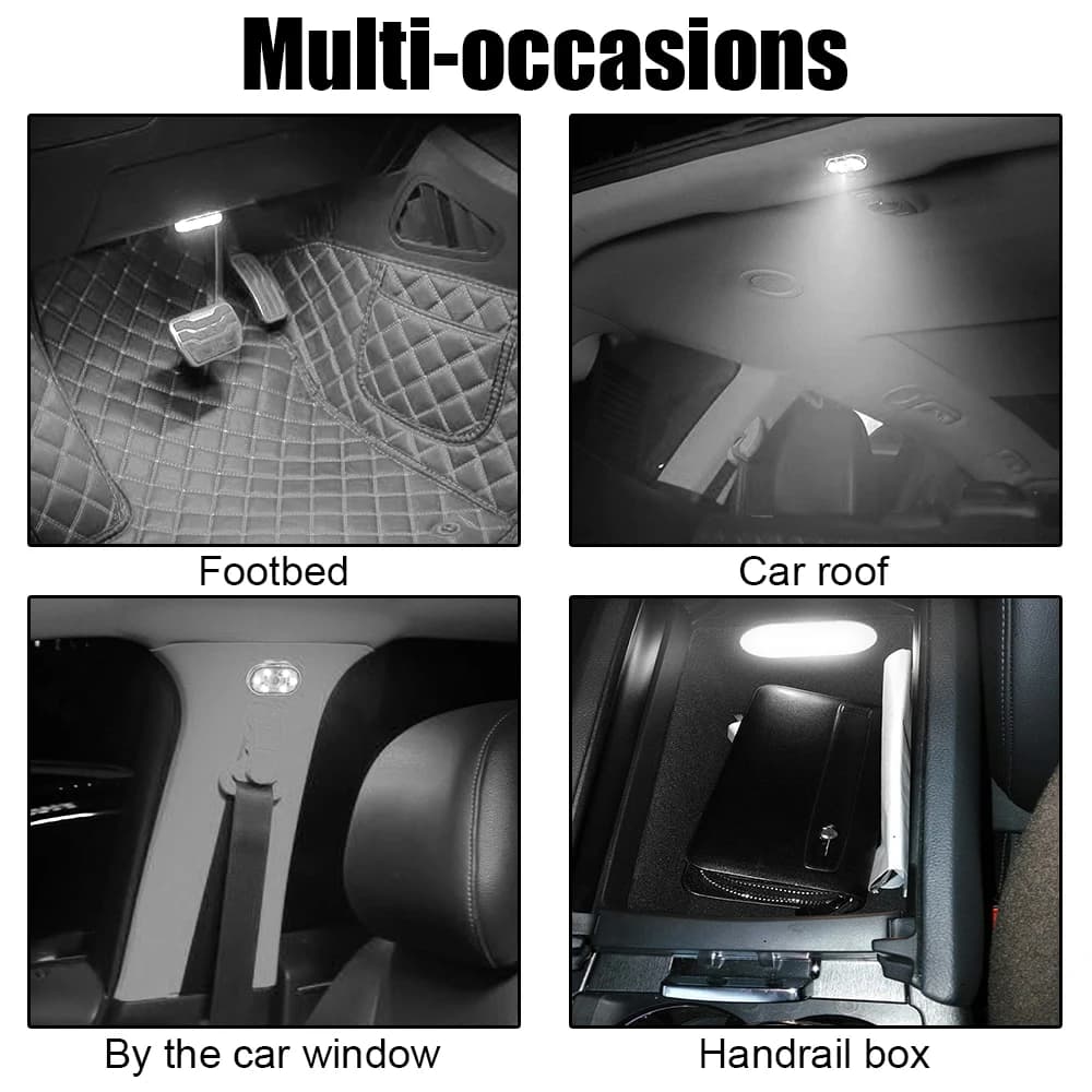 USB Rechargeable Car Touch Light