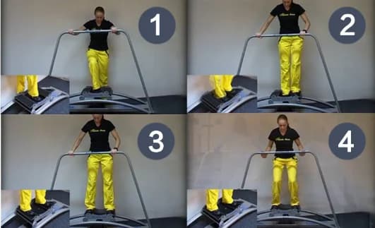 SRJOINFIT Ski Simulator Fitness Equipment, Artificial Skiing Machine, Skiing Machine