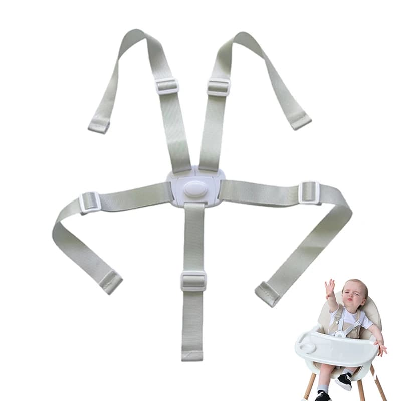 Five-Point Safety Seat Belt for High Chairs