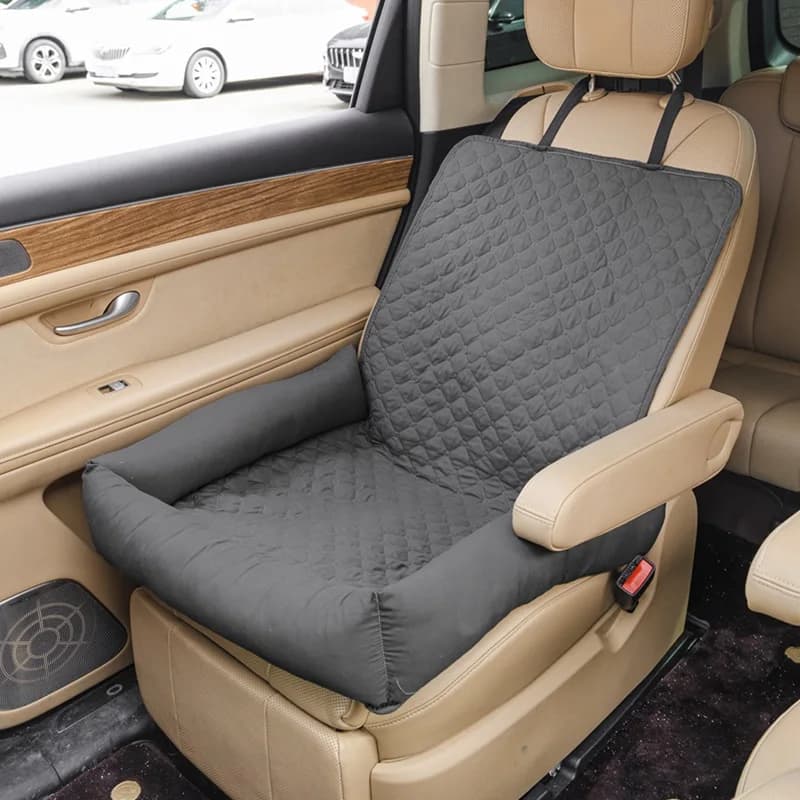 Quilted Pet Car Seat Cushion