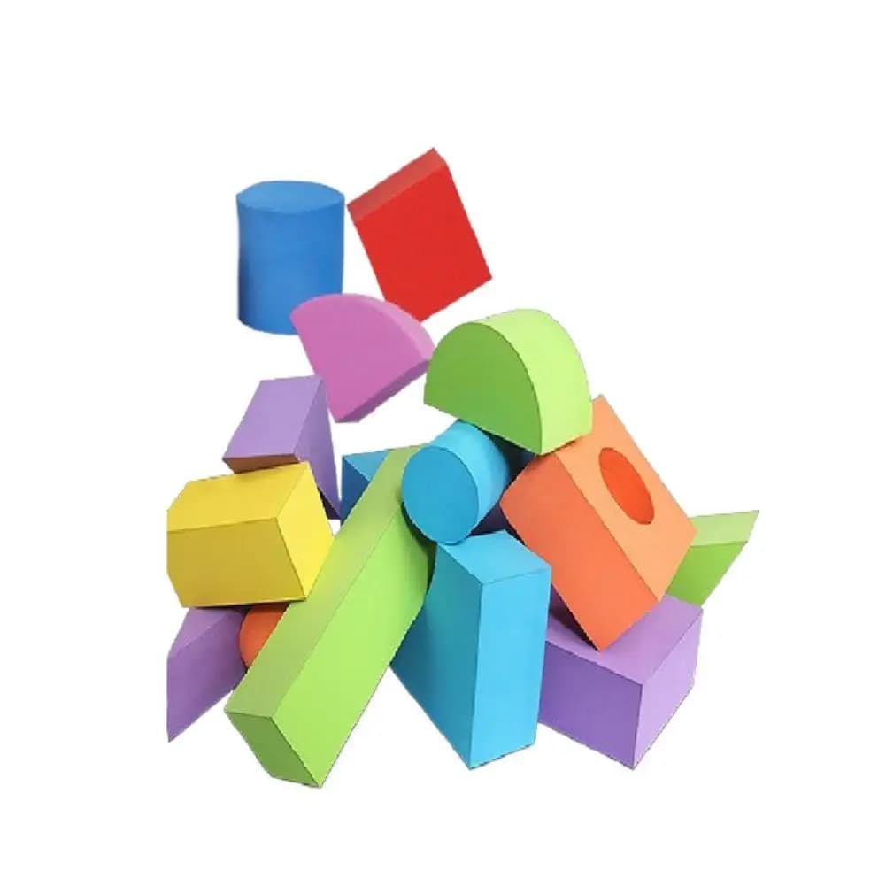 EVA Foam Building Blocks Set with Storage Bag