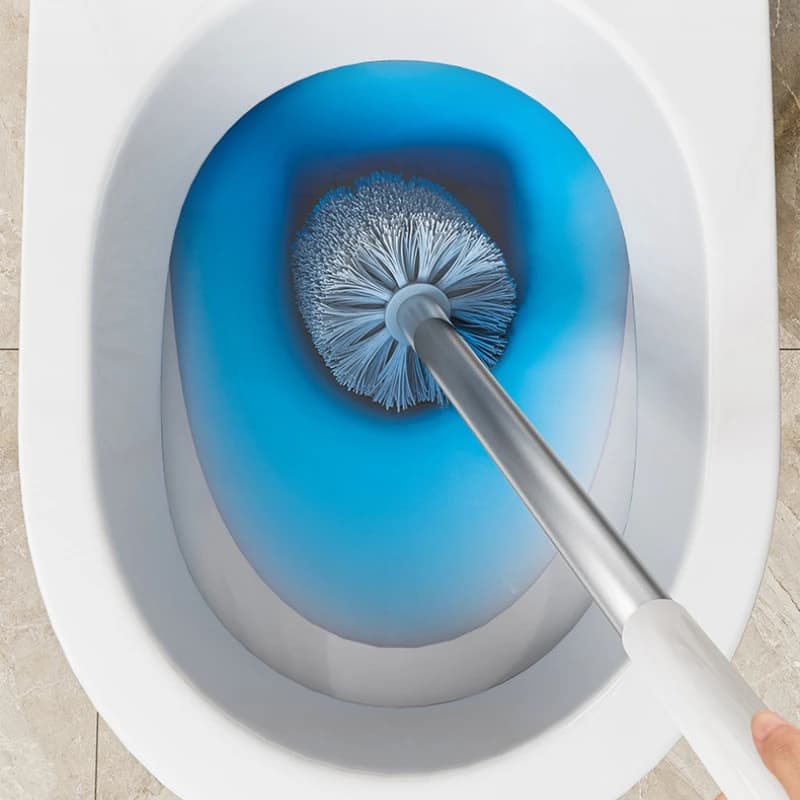 Wall Mounted Toilet Brush with Long Handle