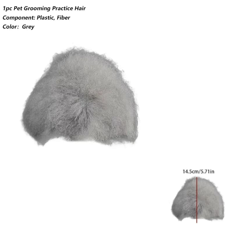 Pet Grooming Training Hair For Dog Model DIY Styling And Scissor Practice Tool B03D