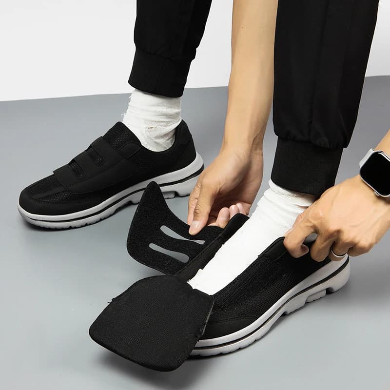 Wide Toe Sneakers For Fat Foot Diabetic Shoes For Elderly Hallux Valgus Bunion Orthopedics Swollen Feet Thumb Eversion Footwear