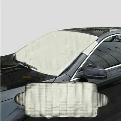 Car Windshield Frost and Snow Cover