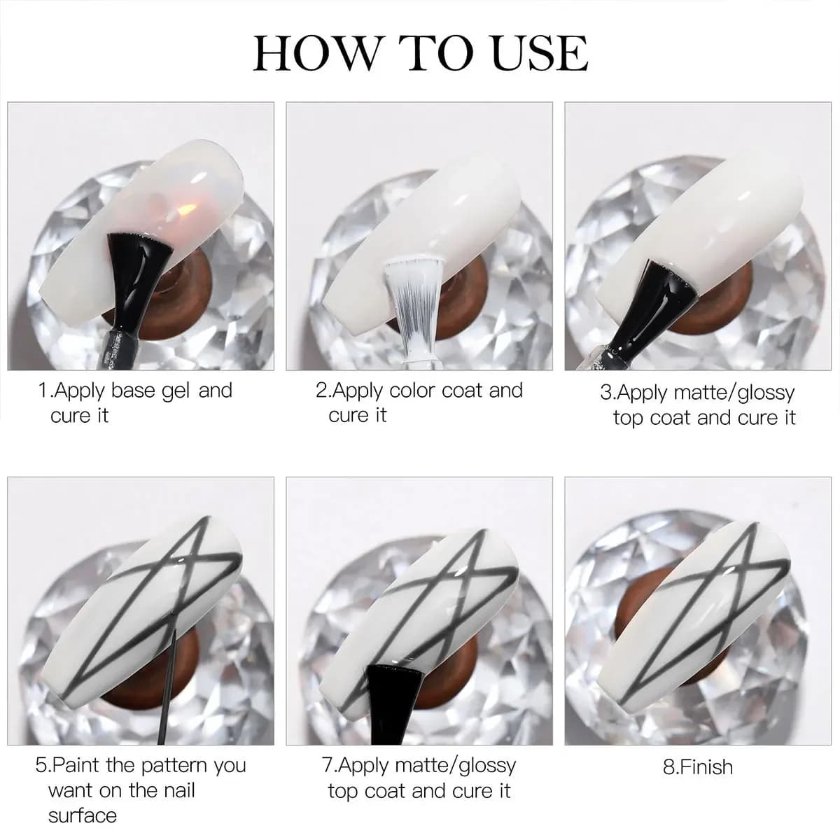 Nail Liner Gel Polish Kit