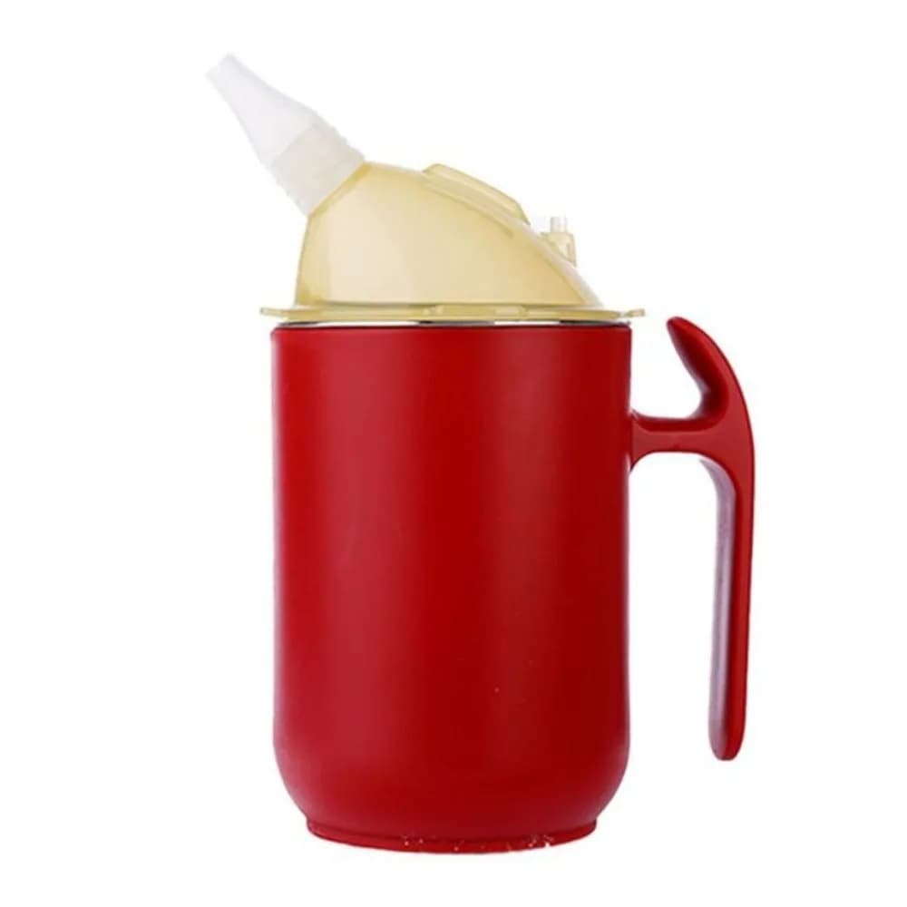 Spill-Proof Stainless Steel Sippy Cup with Straw