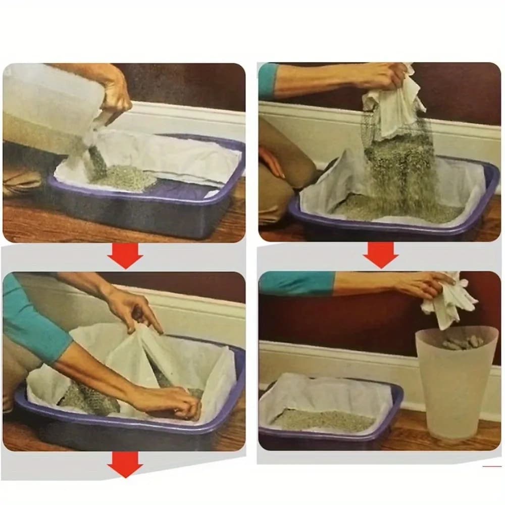 Washable Cat Litter Box Filters (10-Pack)