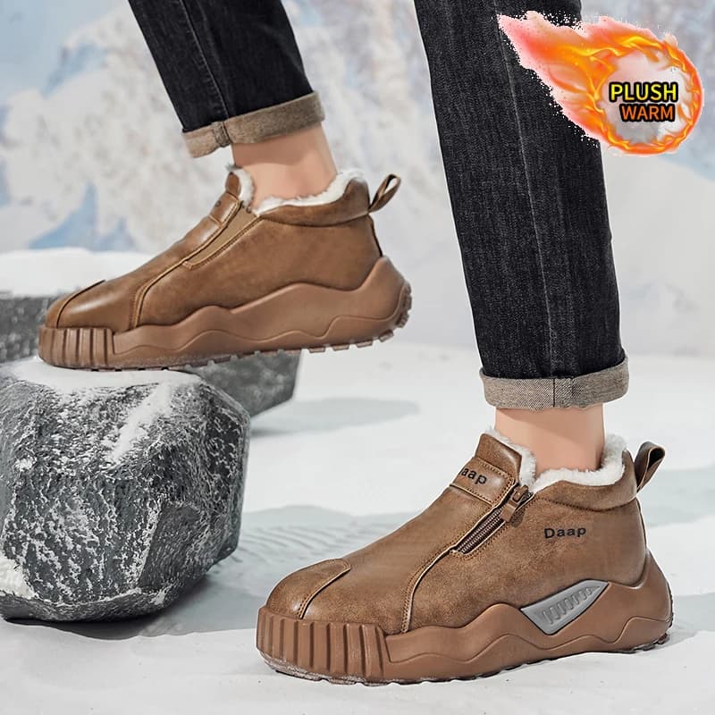 Winter Mid-Top Snow Boots for Men and Women