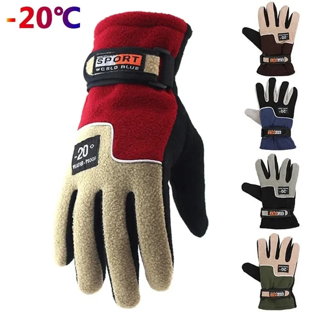 Winter Thermal Gloves for Skiing and Cycling