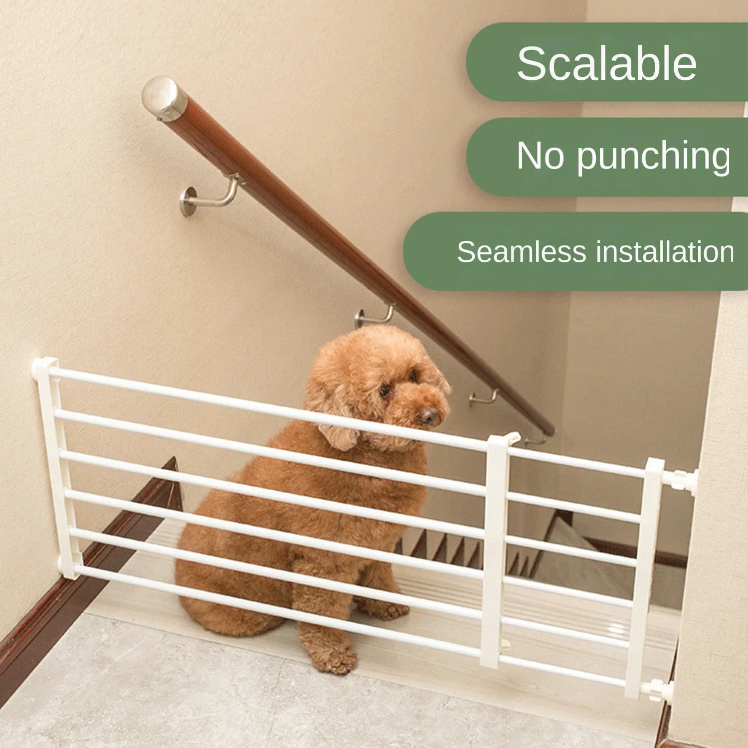 Indoor Pet Barrier Gate for Dogs and Cats