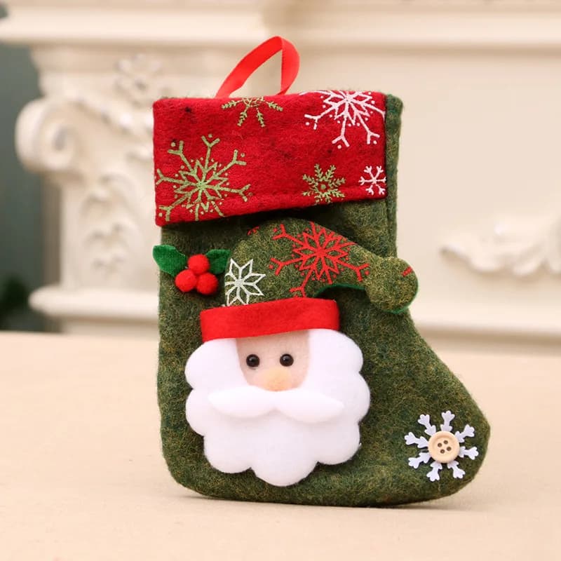 6-Pack 3D Christmas Stockings
