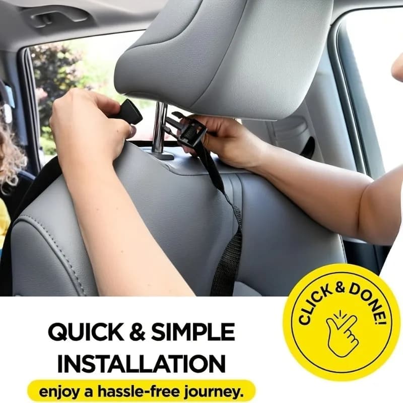 Car rear seat cover, protecting the vehicle from dirt and scratches. Suitable for most SUVs and vans. Essential car accessory