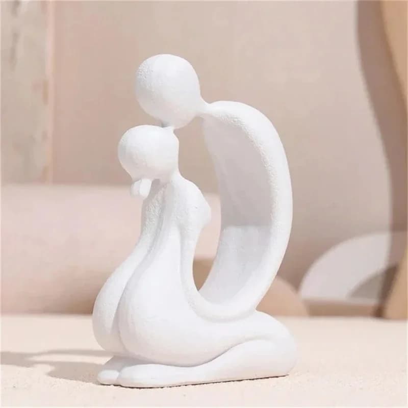Bedroom decoration, home decor, creative resin, kissing couple sculpture, Scandinavian modern art, multi-color home decor