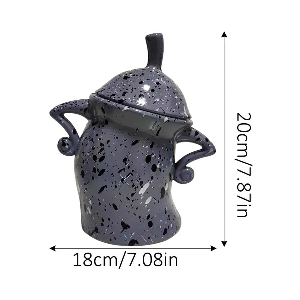 Decorative Food Storage Canister with Airtight Lid