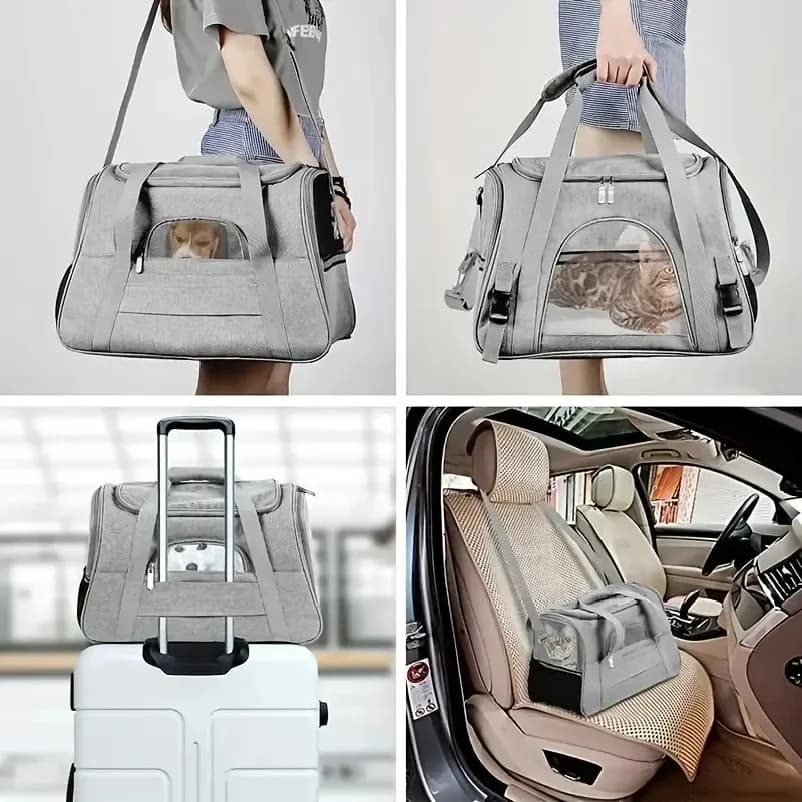 Pet Carrier for Large and Medium Cats, Soft-Sided Pet Carrier for Big Medium Cats and Puppy, Dog Carriers
