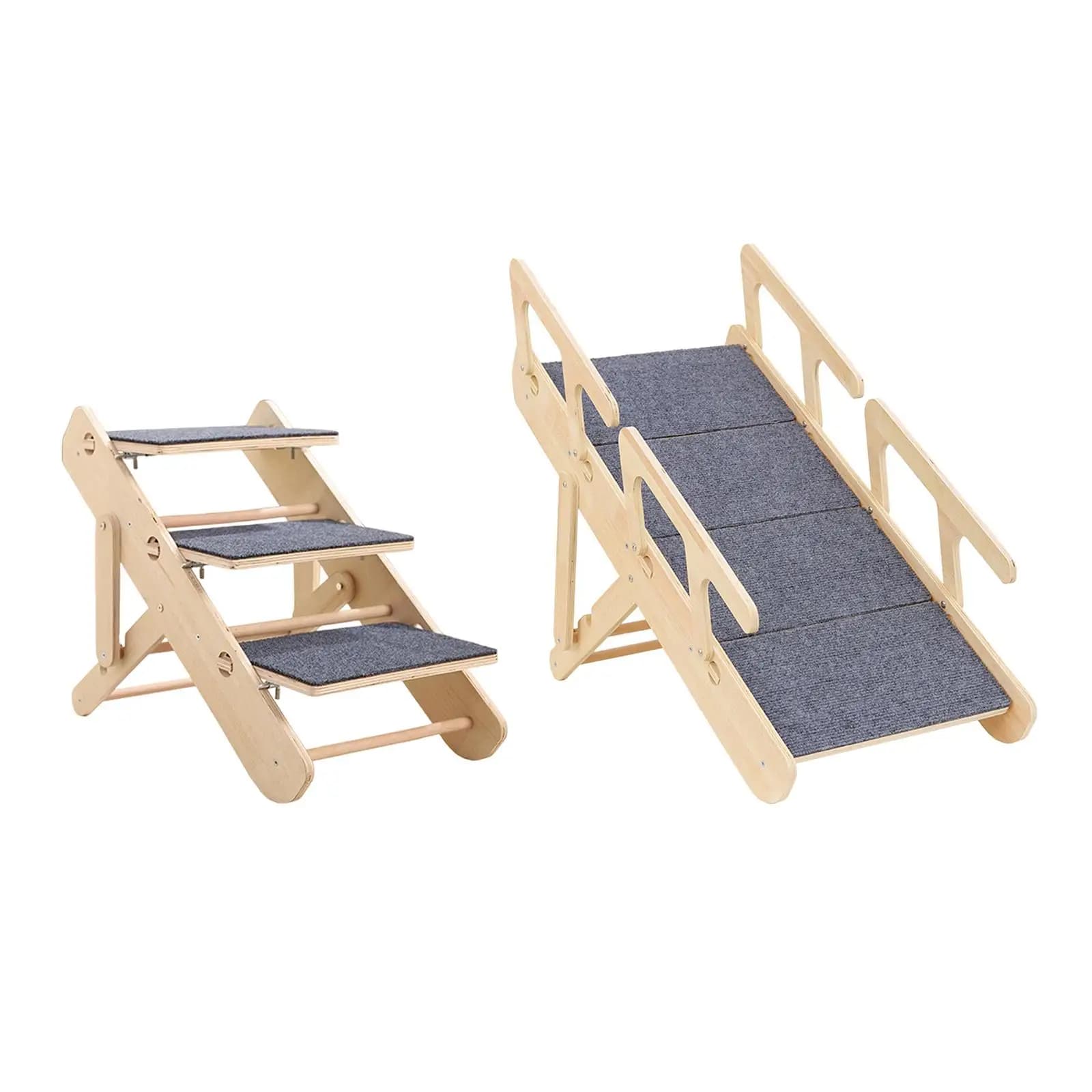 Foldable Wooden Pet Stairs