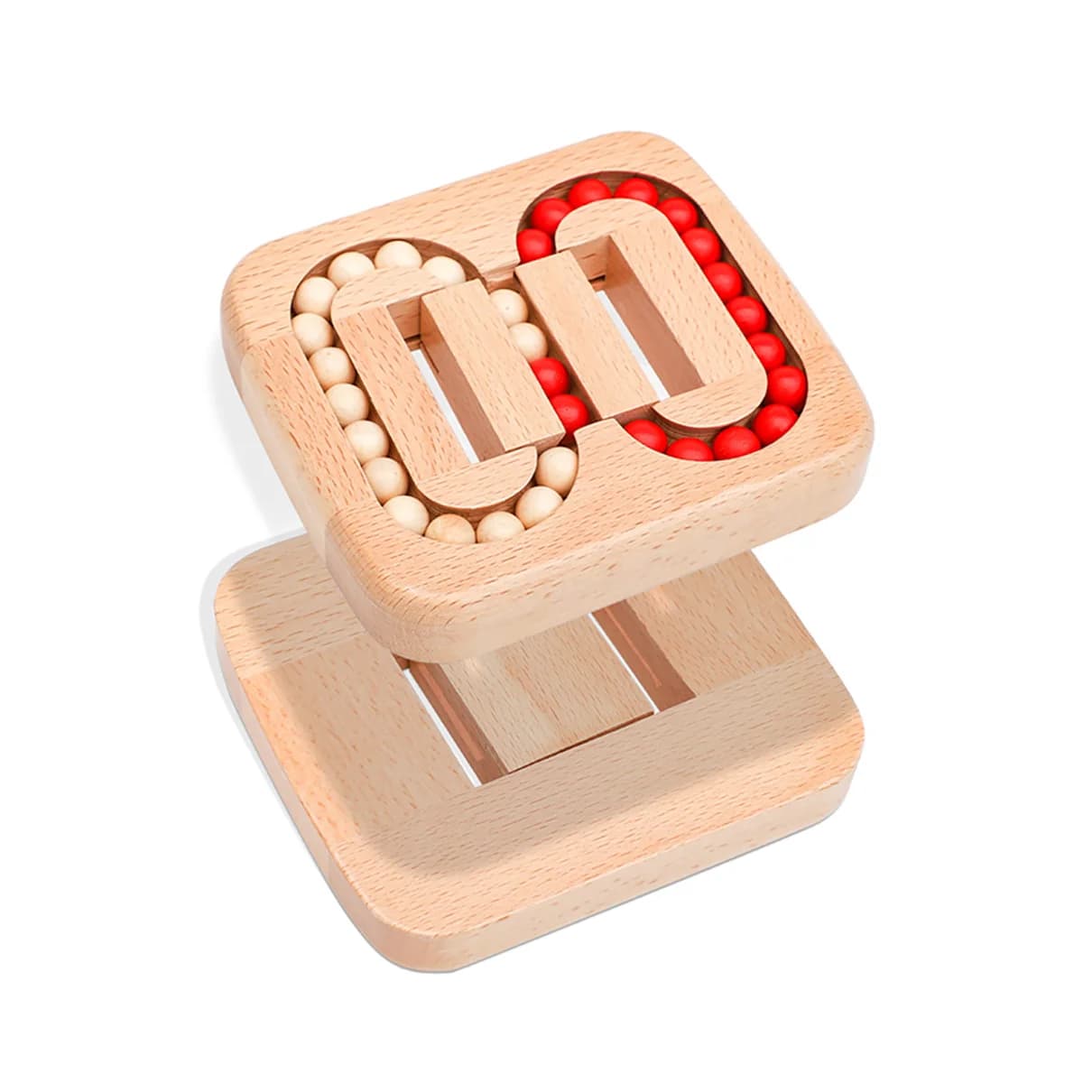 Wooden Maze Puzzle Game with Ball Ring