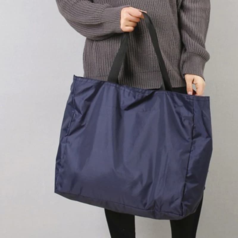 Large Capacity Reusable Tote with Zipper