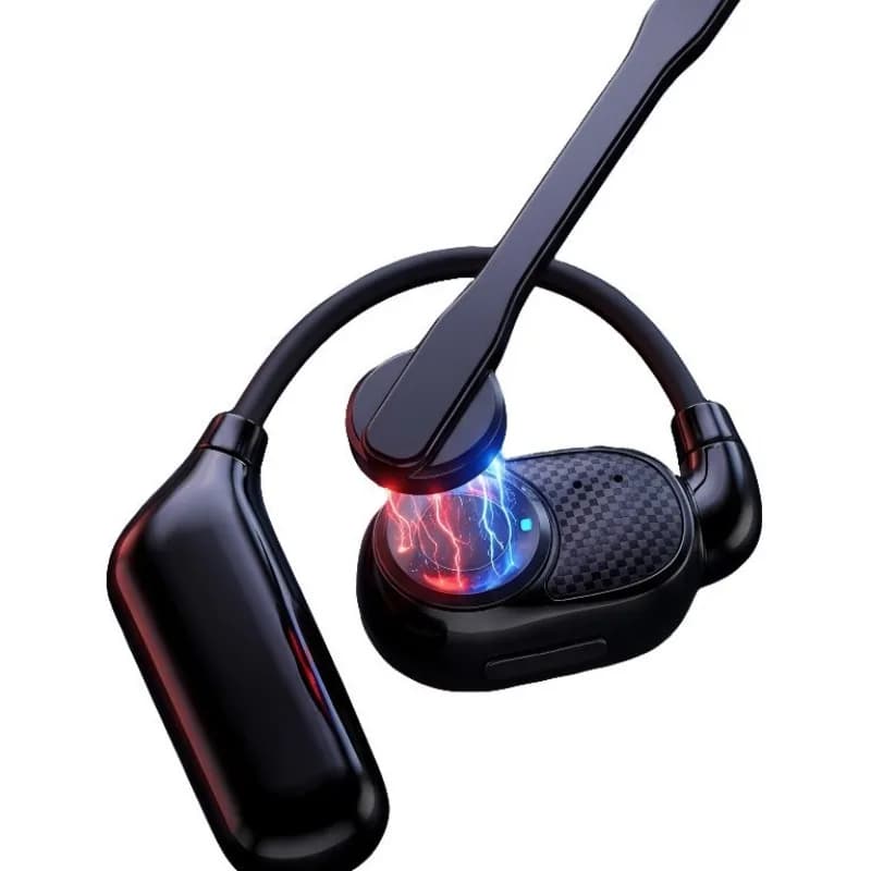 Open Ear Wireless Earpiece with Built-in Microphone