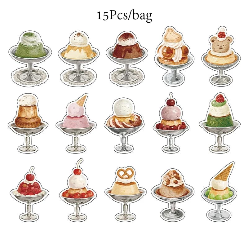 Juice Dessert Sticker Sheets