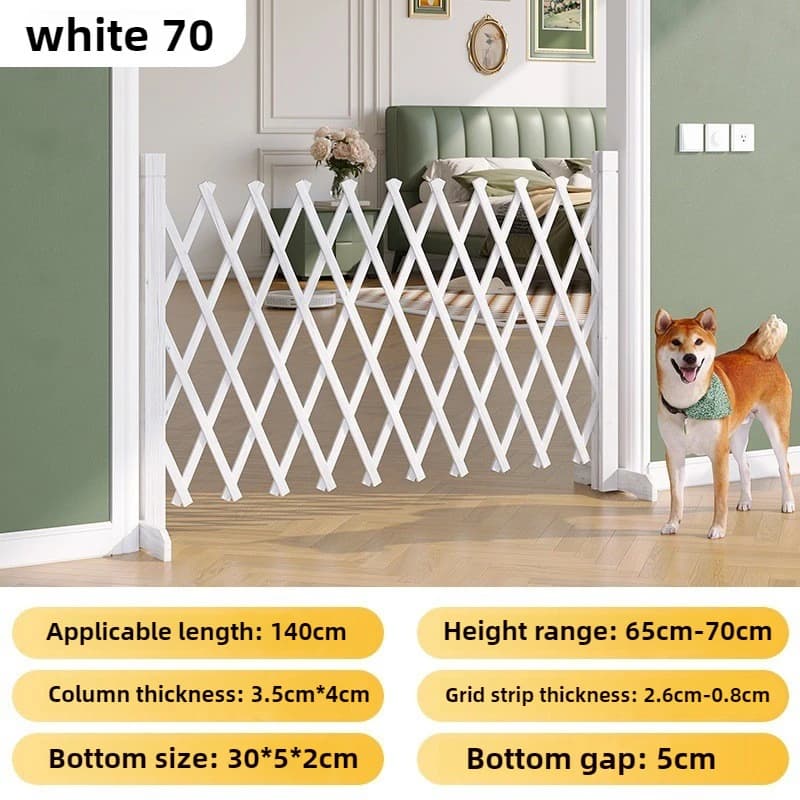 Wooden Retractable Puppy Isolation Fence