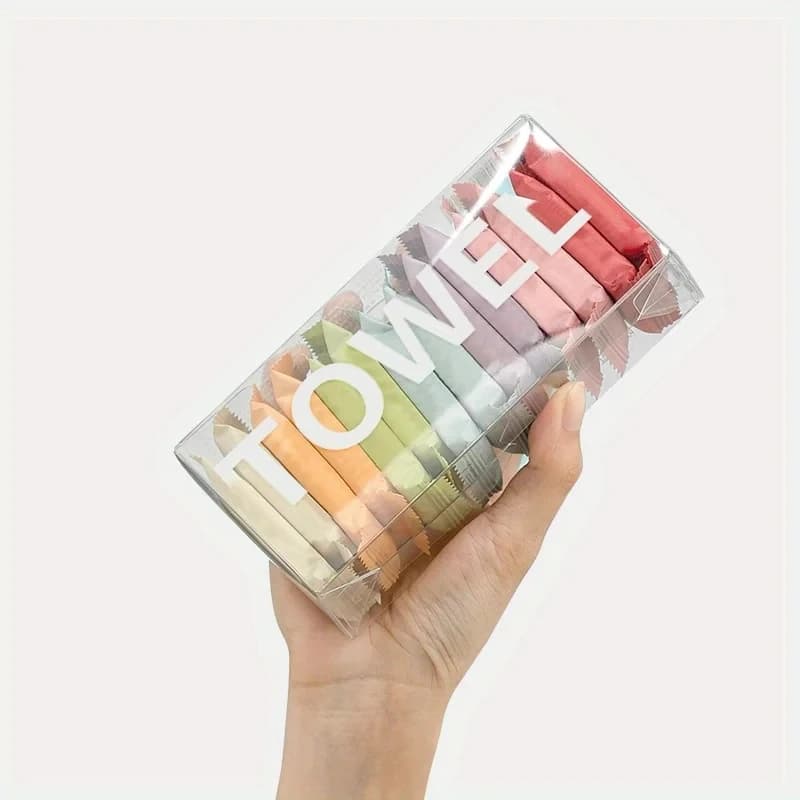 Compressed Washcloth Travel Towel Set