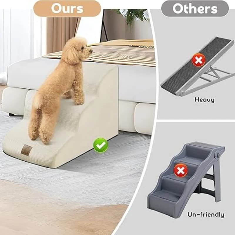 Dog Stairs Ramp for High Beds