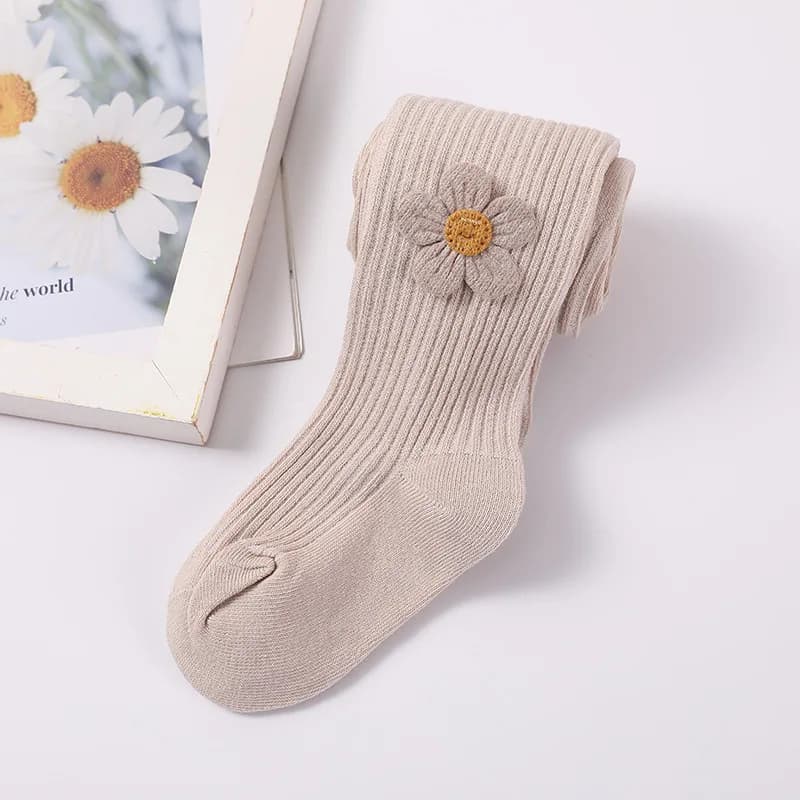 Girls Knitted Cotton Tights Open File