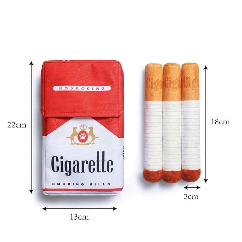 Dog Toy Funny Interactive Plush Dog Toys Creatives Cigarette Design Giggling Chewing Toys For Dog The Perfect Pet Gift