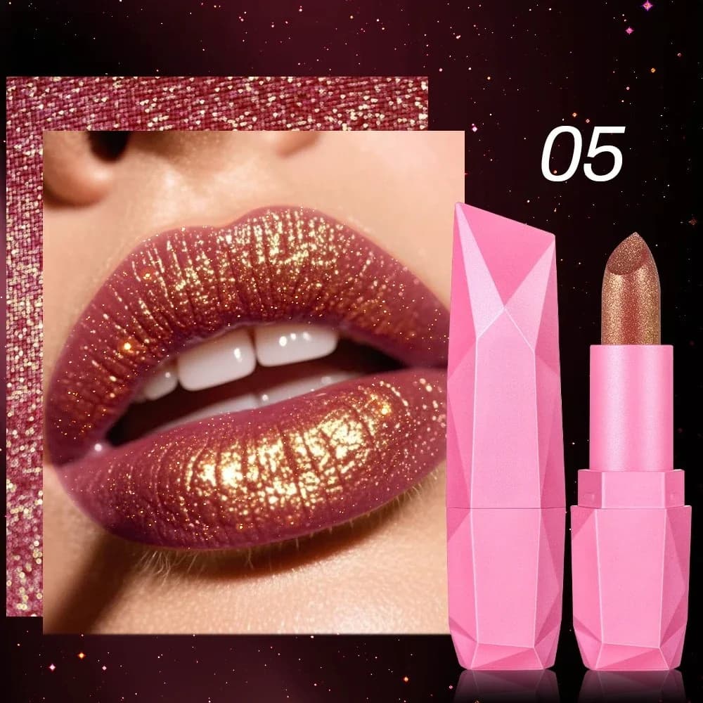 Metallic Glitter Hydrating Lipstick