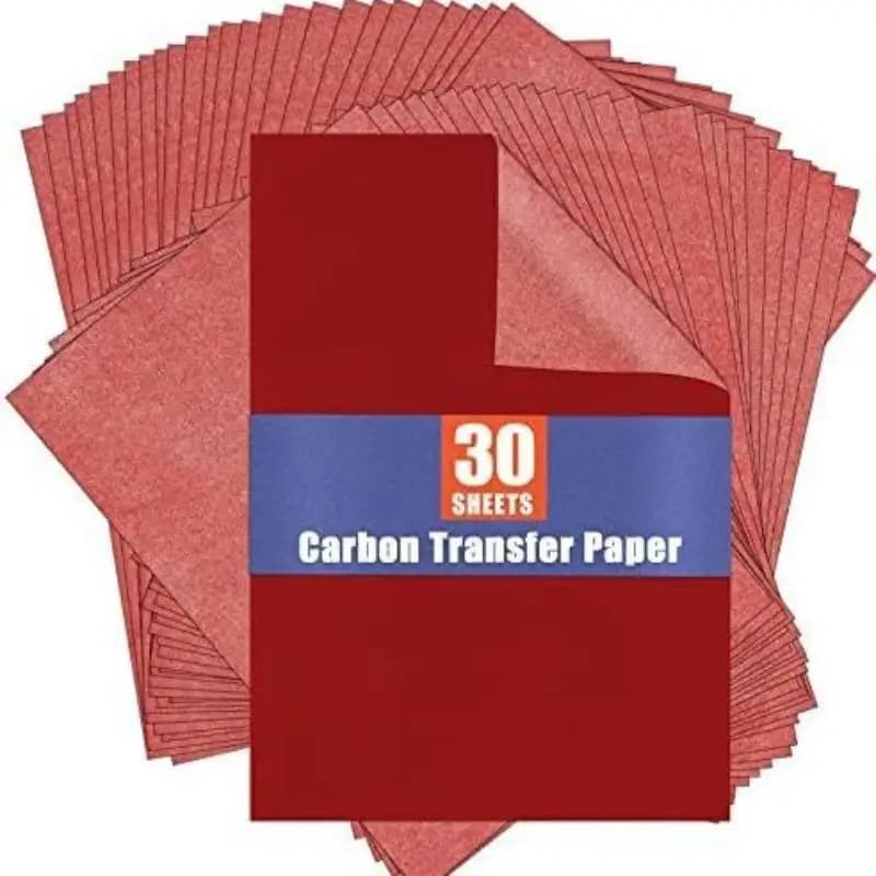 Carbon Transfer Paper Set, 4 Colors, 30 Sheets