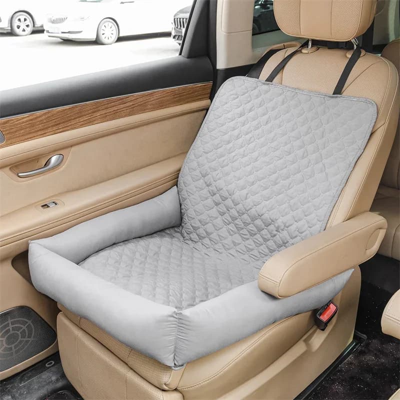 Quilted Pet Car Seat Cushion