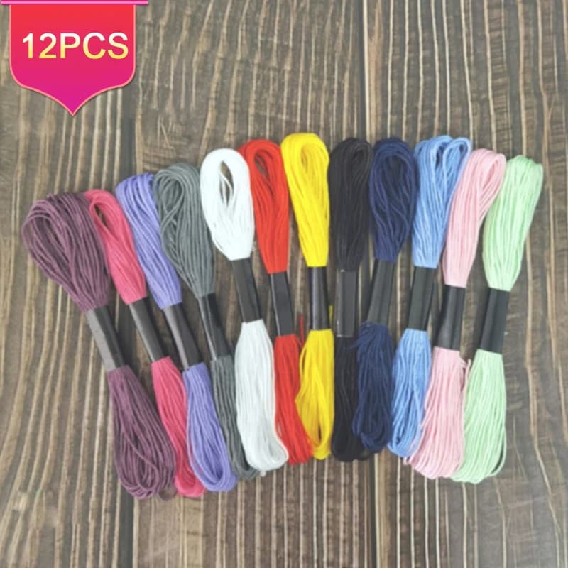 Multicolor Cotton Embroidery Floss Thread Kit