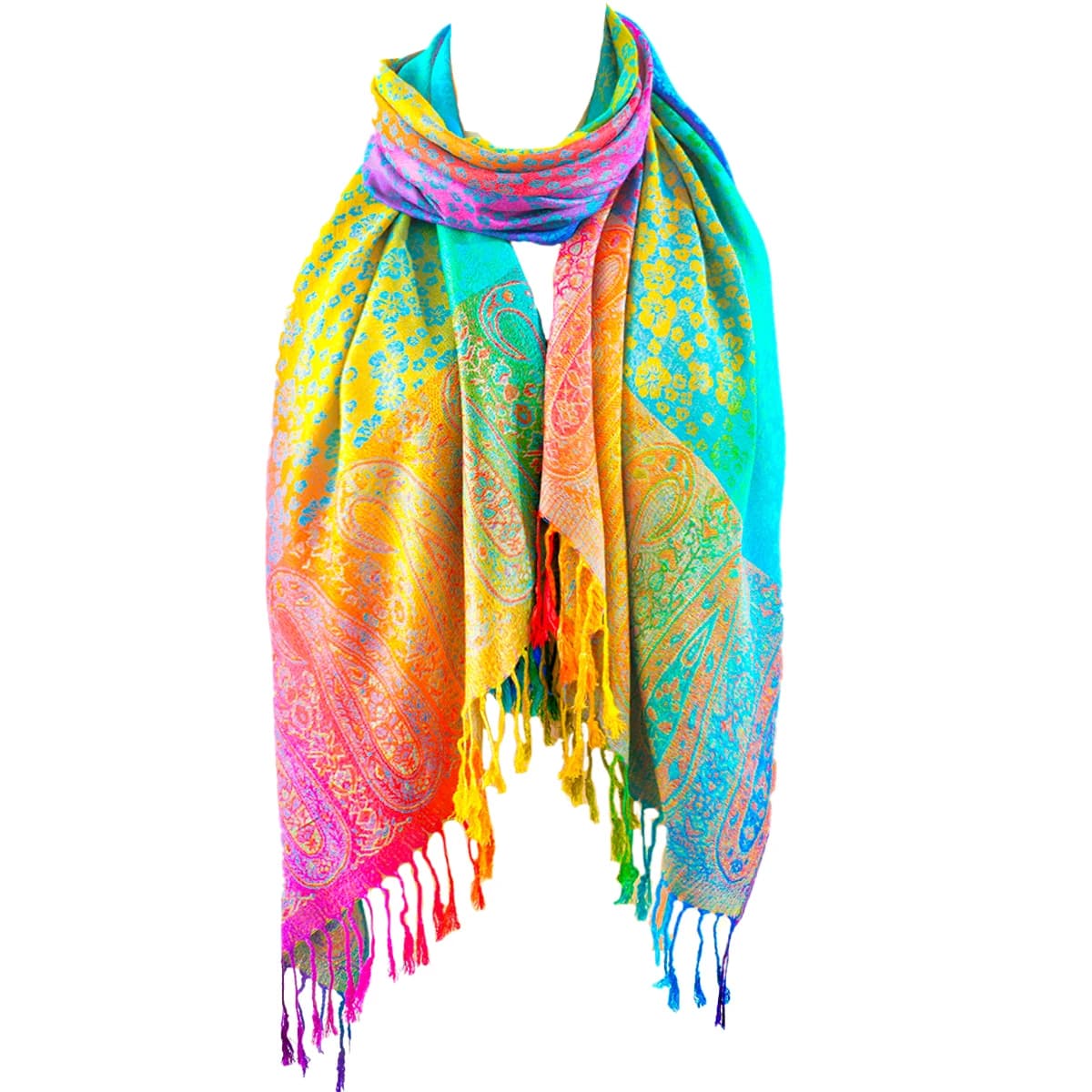 Luxury Satin Silk Pashmina Shawl Wrap