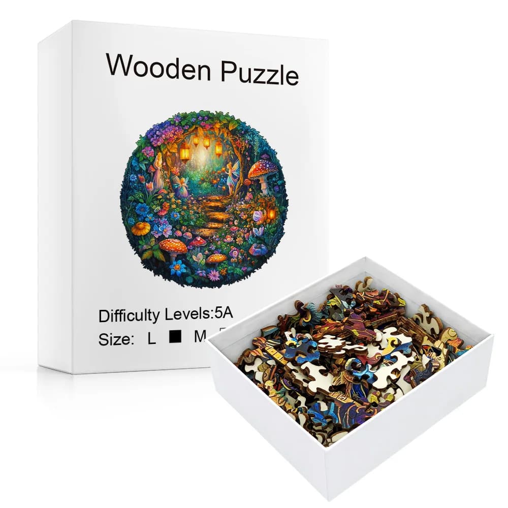 Magic Mushroom Wooden Puzzle