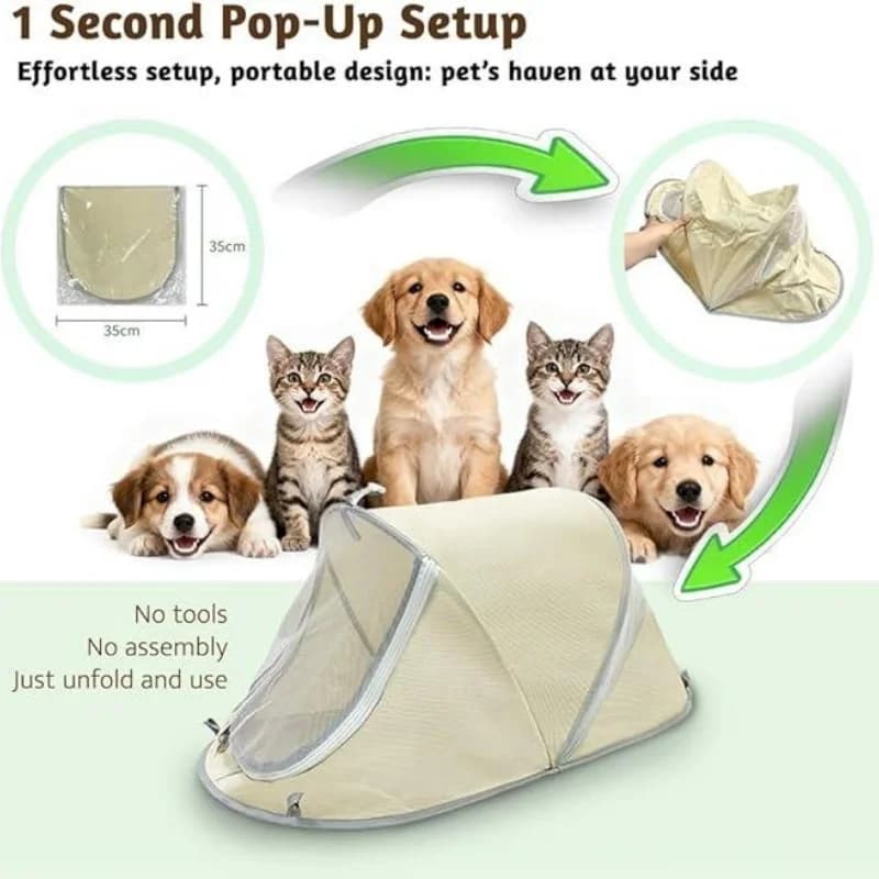 Portable Dog Tent Outdoor Sun Protection