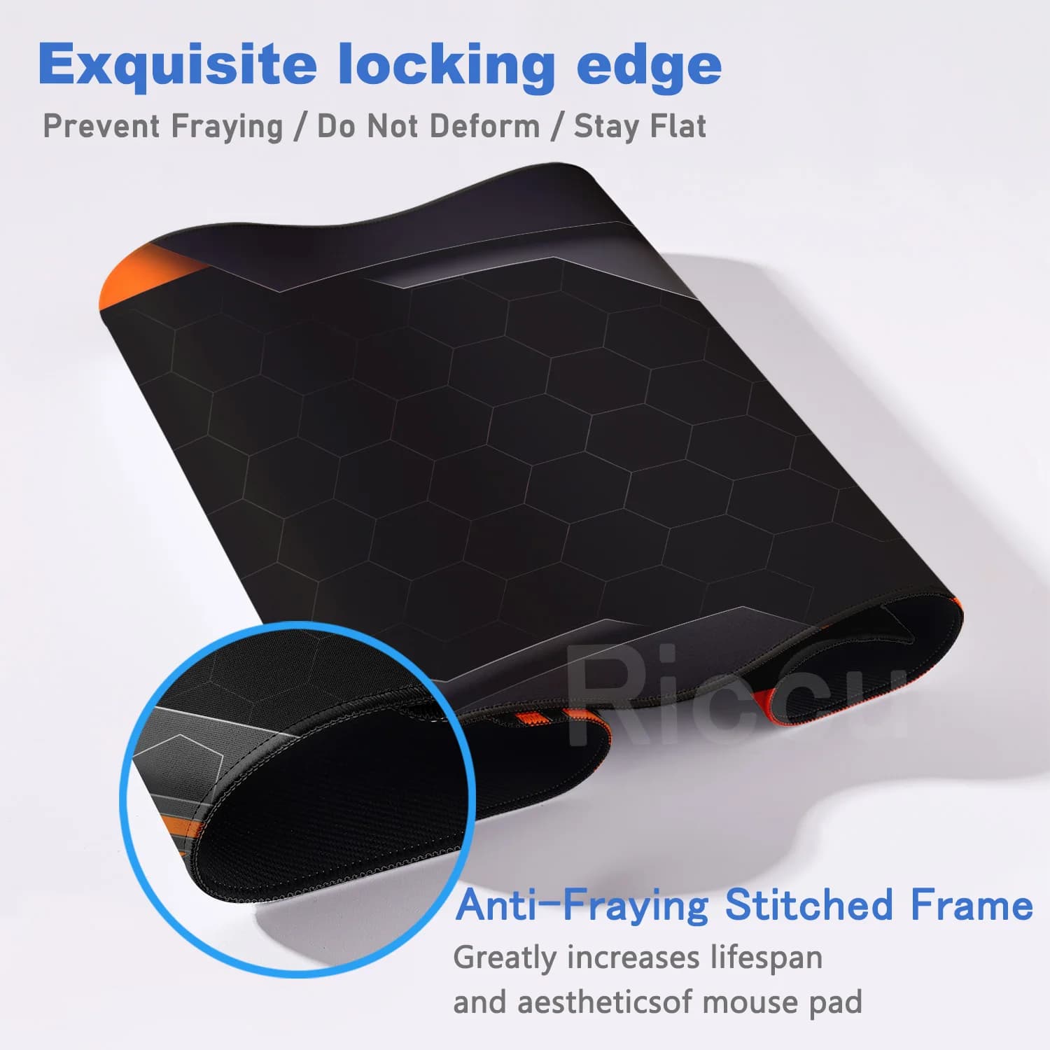 Large Gaming Desk Mouse Pad with Sci-Fi Design