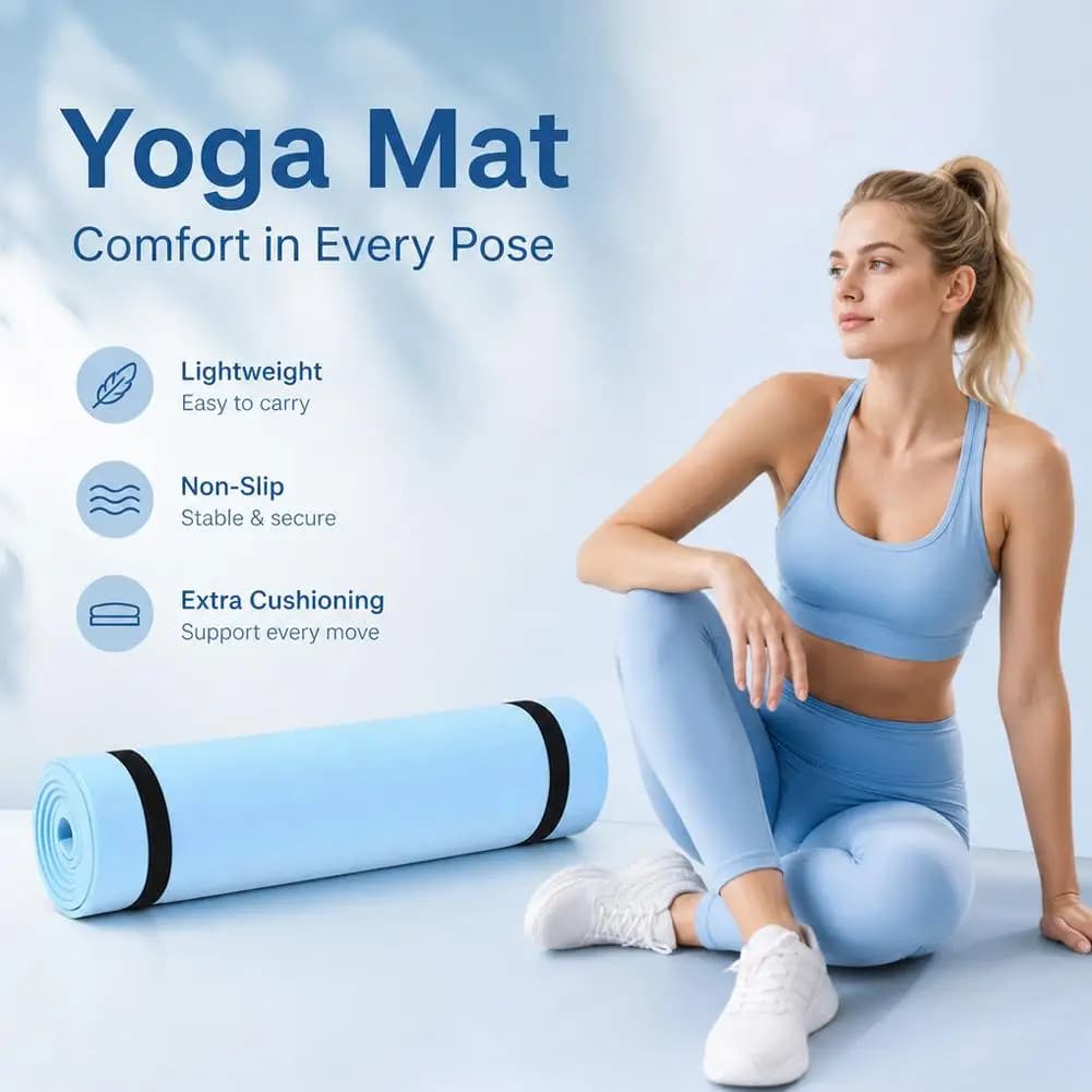 Yoga Mat Nonslip Exercise Fitness Pilates Mat Exercise Body Building Blanket For Exercise Yoga And Pilates Gymnastics Mat
