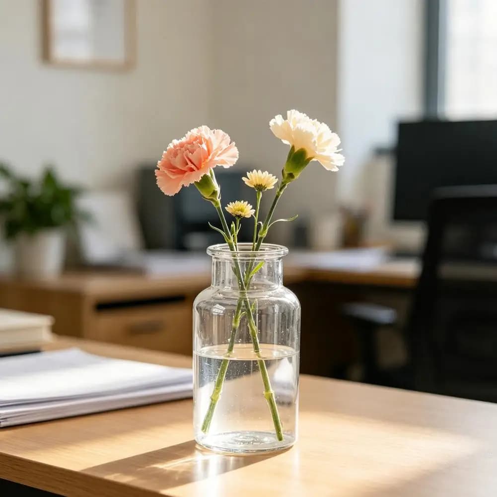 Mini Clear Plastic Bud Vase