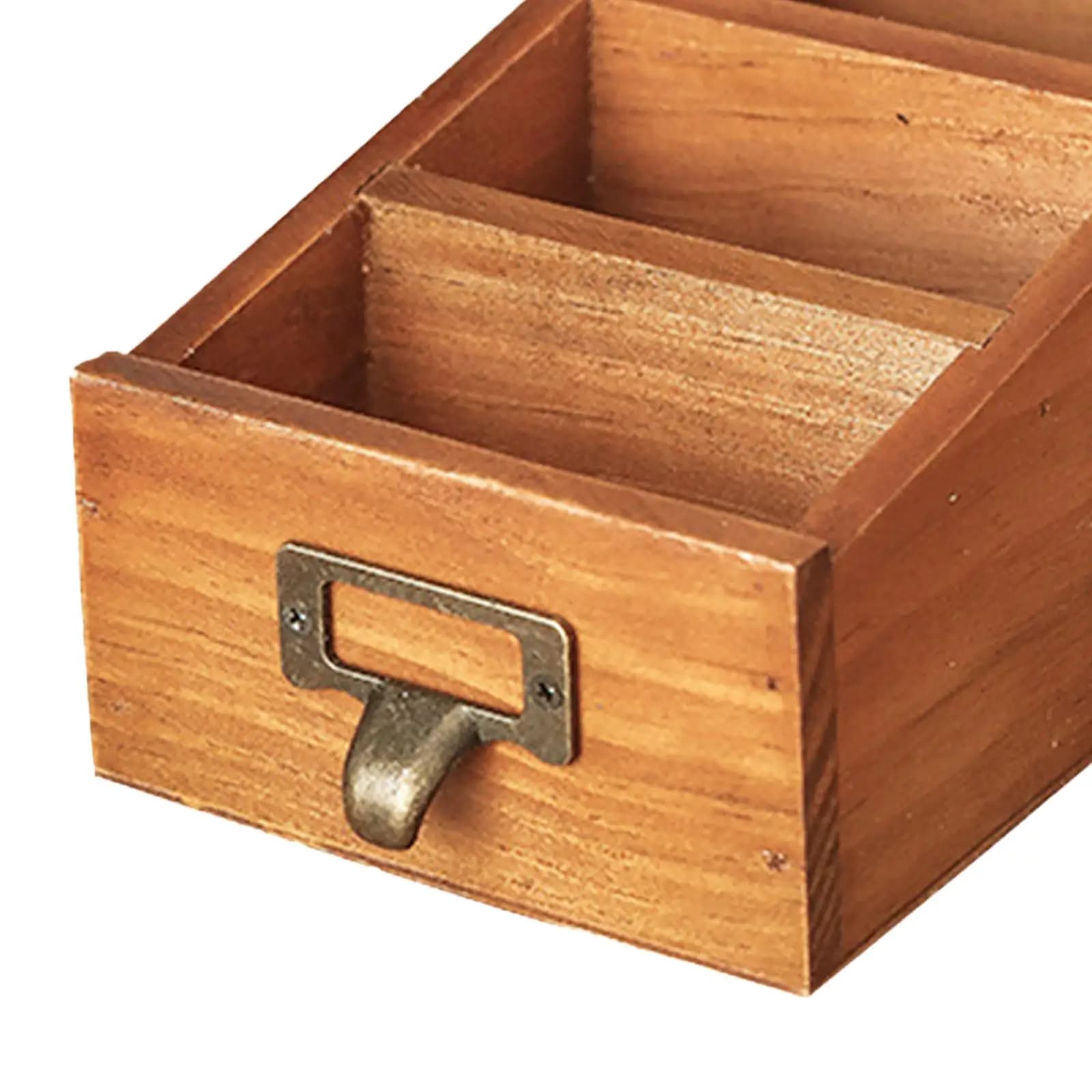 Wooden Desktop Organizer Pens Multifunctional Mini Makeup Organizer Office Supplies for Bathroom Home Countertop Office Vanity