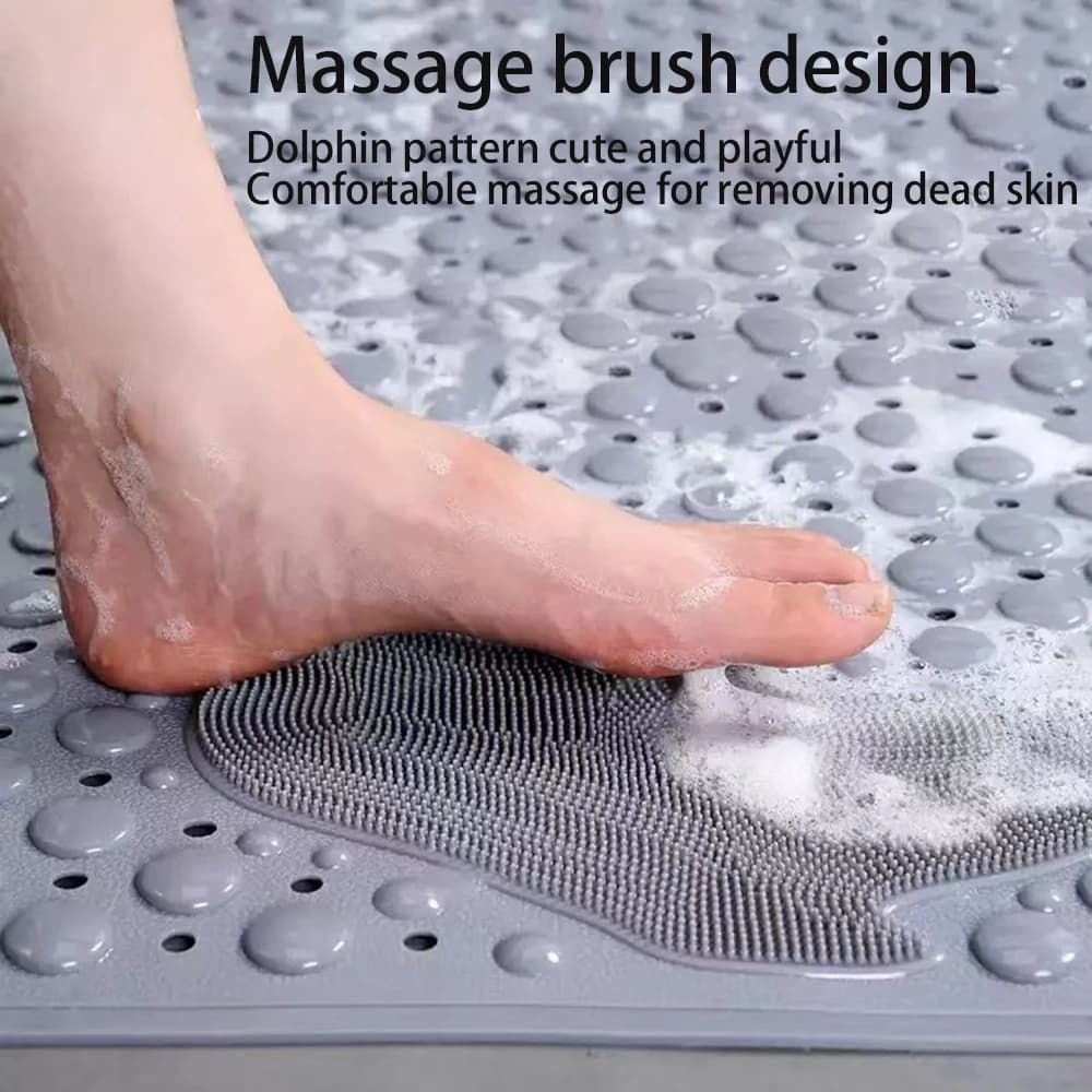 Non-Slip Bath Tub Shower Mat with Suction Cups