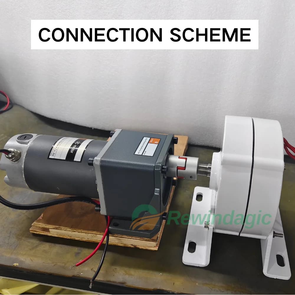 Home Use 3KW 5KW 6KW 12V 24V 48V 3 Phase Gearlesse Prmanent Magnet Generator AC Alt Penartors with Motor Speed Reducer DIY