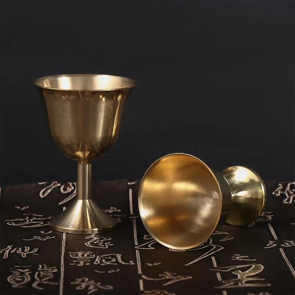 Metal Gold Copper Wine Goblet